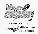 World Ice Hockey screenshot 3 for GameBoy